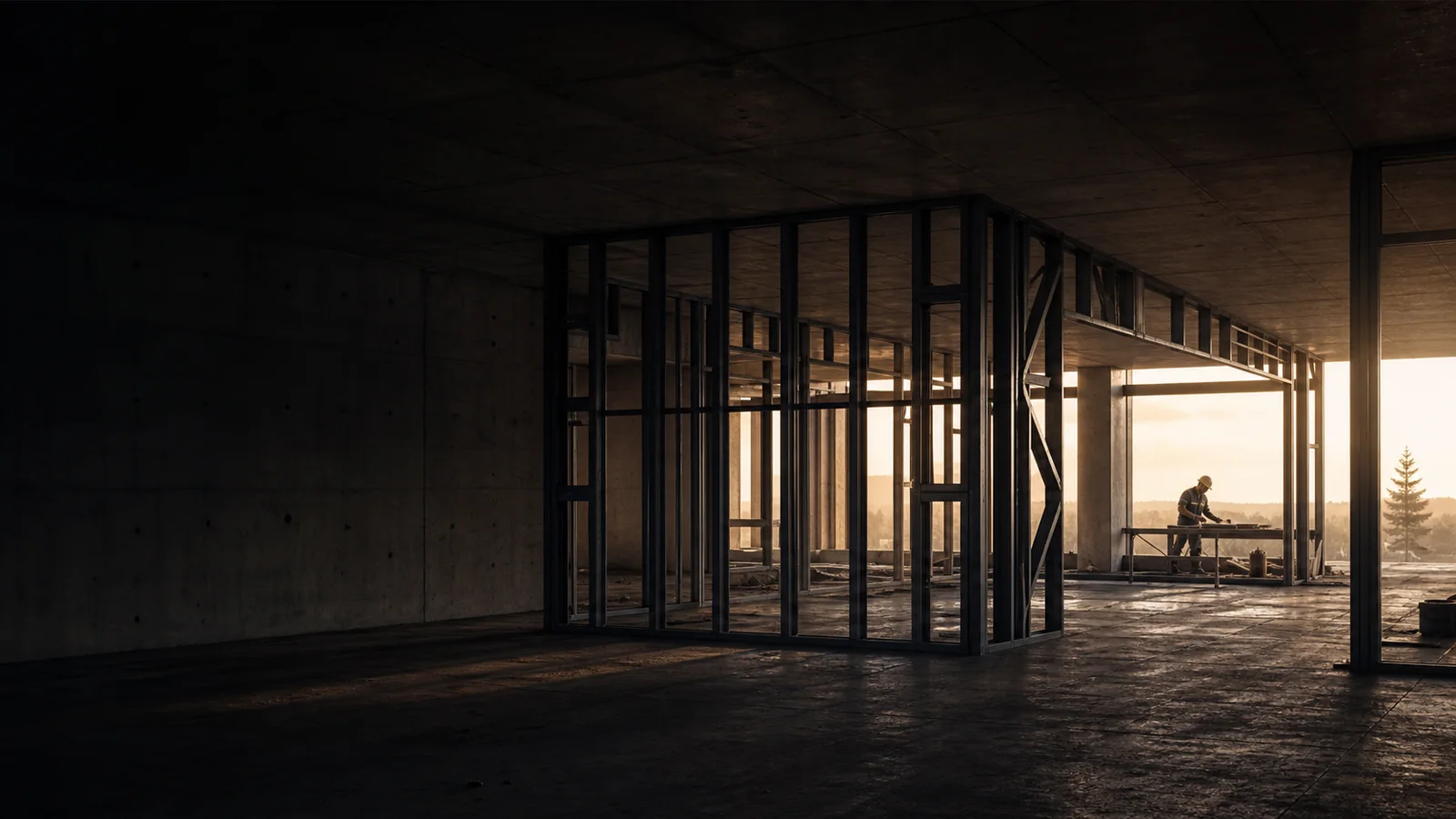 Referencia conceptual de una obra contemporánea en ejecución